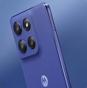 Motorola Edge 60 Stylus har en baksida i veganskt läder. (Bildkälla: Motorola)