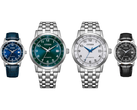 Från vänster till höger: Citizen NJ0210-13L, NJ0210-56M, NJ0210-56A och NJ0210-05E. (Bildkälla: Citizen)