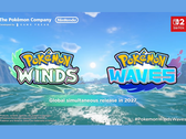 En skärmdump från Pokémon Winds och Pokémon Waves tillkännagivandetrailer