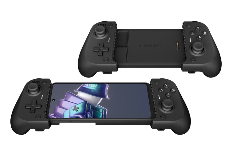 HMD Fusion X1 kan omvandlas till en spelhanddator med ett förstapartstillbehör. (Bildkälla: HMD Global)