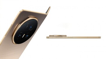 Honor Magic V5 i Dawn Gold är inte den tunnaste vikbara enheten på marknaden, men det är däremot versionen i Ivory White.