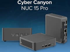 Den nya mini-PC:n NUC 15 Pro Cyber kan konfigureras med olika processorer (Bildkälla: Simply NUC)
