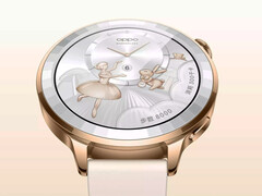 Oppo Watch X3 Mini i en av de tre färgerna vid lanseringen.